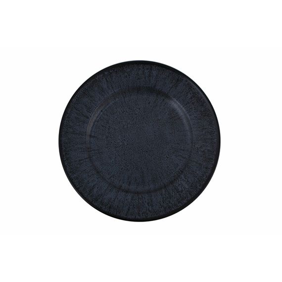 Тарелка плоская с римом, 32 см, темно-серый, SCATTER, Porland
