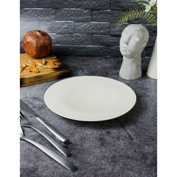 Тарелка плоская, 21 см, цвет белый, ILLUSION, Porland, изображение 3