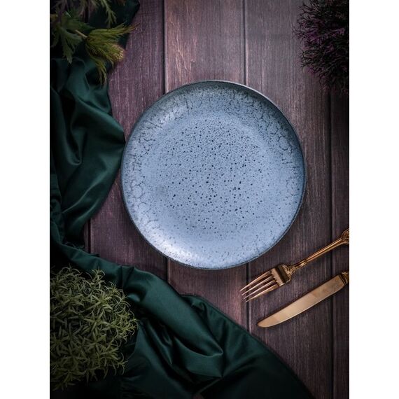 Тарелка плоская без рима 26см, цвет голубой, FROST, Porland, изображение 8