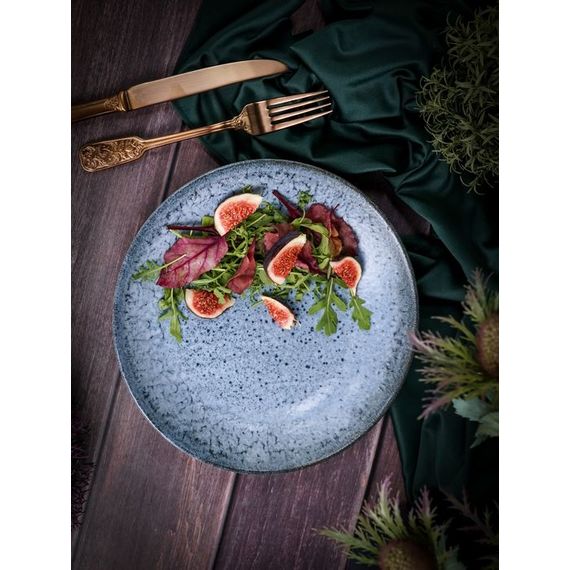 Салатник/тарелка глубокая 26см, цвет голубой, FROST, Porland