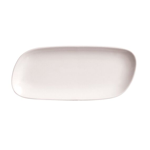 Тарелка овальная 31 см, цвет сливочный, PERSPECTIVE, Porland