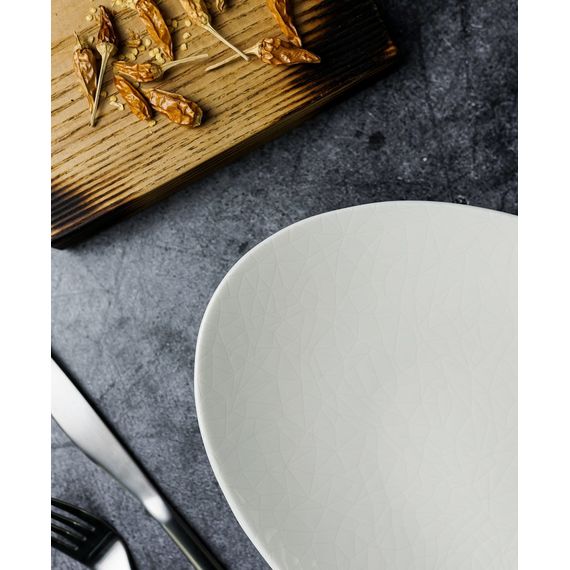 Тарелка овальная, 33 см, цвет белый, ILLUSION, Porland, изображение 4