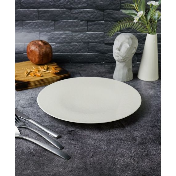 Тарелка плоская, 27 см, цвет белый, ILLUSION, Porland, изображение 2
