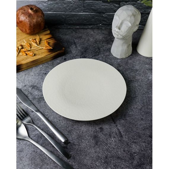 Тарелка плоская, 21 см, цвет белый, ILLUSION, Porland, изображение 2