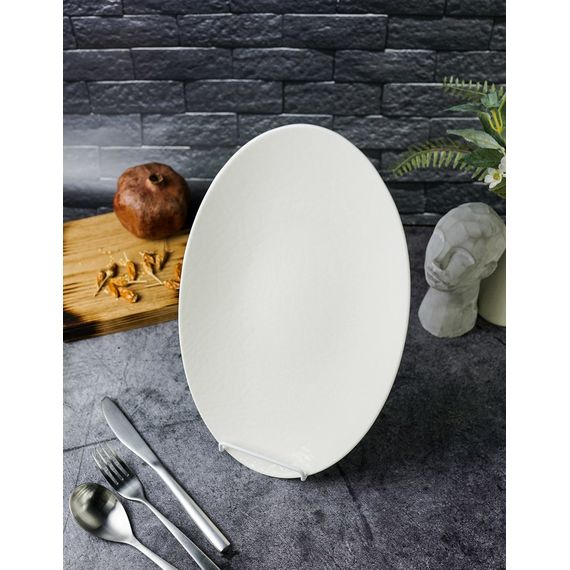 Тарелка овальная, 33 см, цвет белый, ILLUSION, Porland, изображение 5