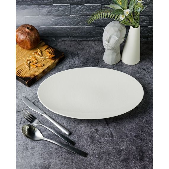Тарелка овальная, 33 см, цвет белый, ILLUSION, Porland, изображение 2