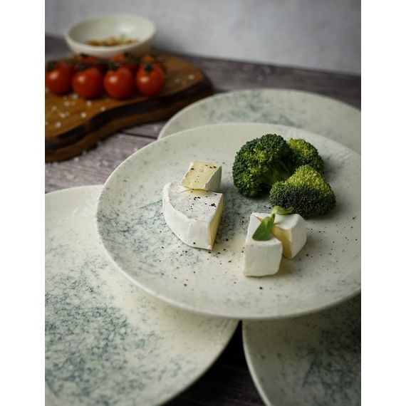 Тарелка плоская 25см, цвет дымчатый, SMOKY, Porland, изображение 13