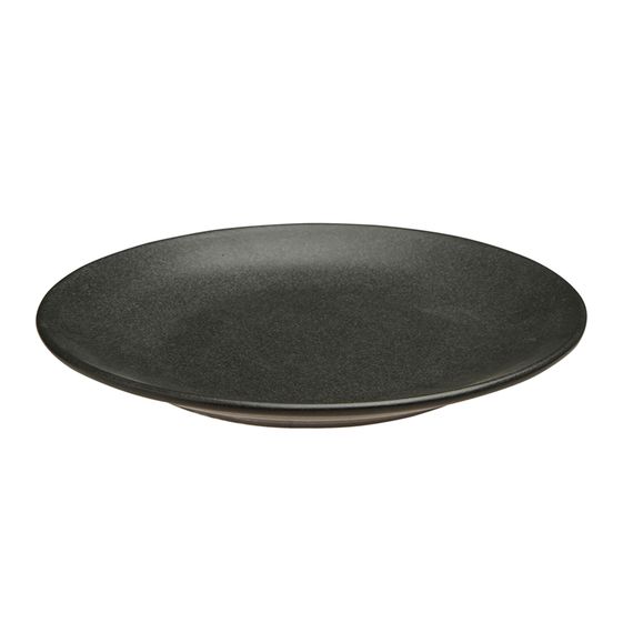 Тарелка 28 см безбортовая, Seasons Черный, Porland, изображение 4
