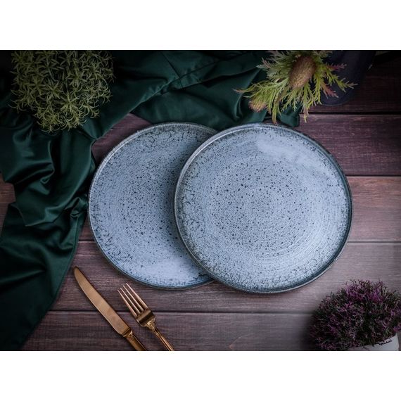 Тарелка плоская, 30 см, цвет голубой, FROST, Porland, изображение 11