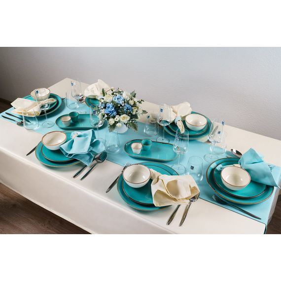 Тарелка для пиццы 28 см, Seasons Бирюзовый, Porland, изображение 16