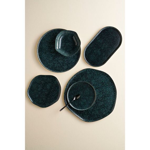 Тарелка с бортом 30см, цвет черный, MOSS, Porland, изображение 5