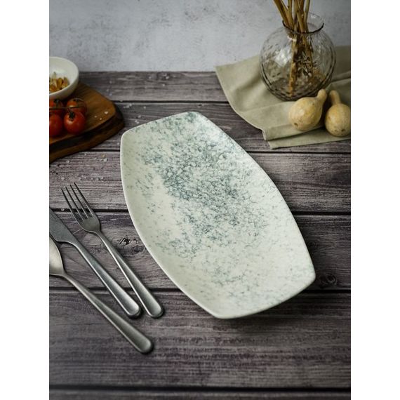 Тарелка прямоугольная 32 см, цвет дымчатый, SMOKY, Porland, изображение 6