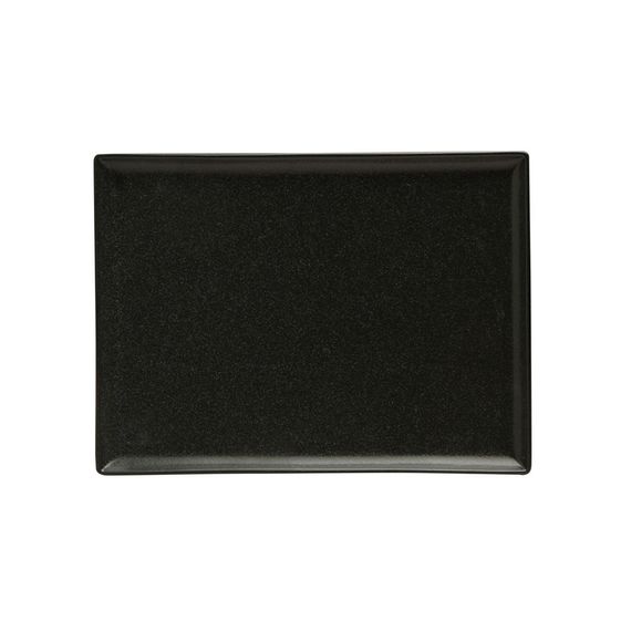 Блюдо прямоугольное 21х27см, Seasons Черный, Porland