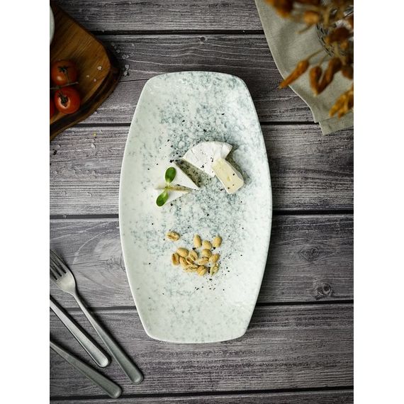 Тарелка прямоугольная 32 см, цвет дымчатый, SMOKY, Porland