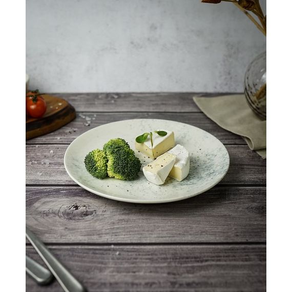 Тарелка плоская 25см, цвет дымчатый, SMOKY, Porland, изображение 7