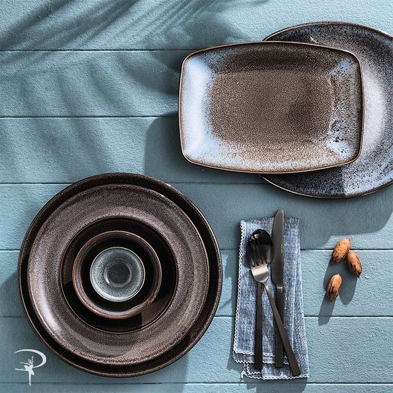 Тарелка квадратная 32см, ROCK, Porland, изображение 2