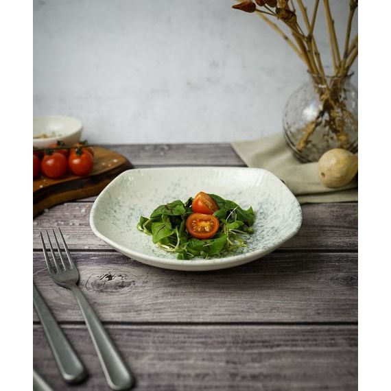 Салатник квадратный(глубокий) 22см, цвет дымчатый, SMOKY, Porland, изображение 15