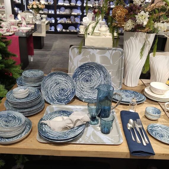 Тарелка квадратная 25см, цвет серый, VORTEX, Porland, изображение 5