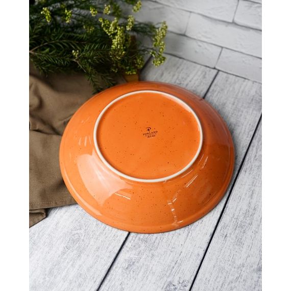 Тарелка глубокая 26 см безбортовая, Seasons Оранжевый, Porland, изображение 4