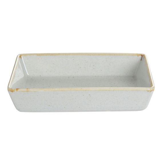 Блюдо прямоугольное 16х10 см h 4 см, Seasons Серый, Porland