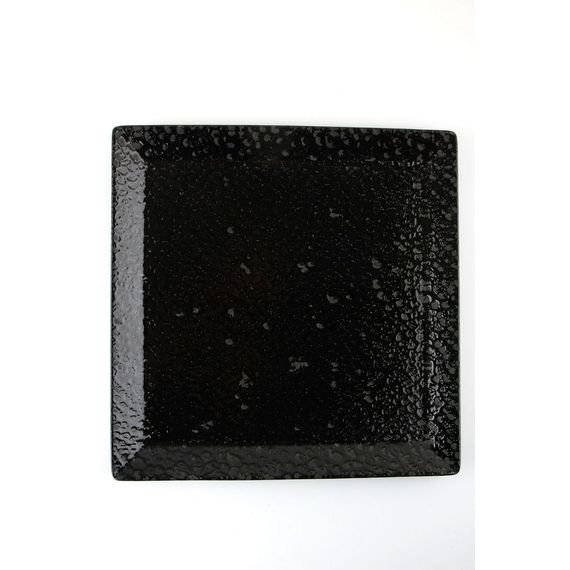 Тарелка квадратная 27см, чёрный, BLACK MOSS, Porland