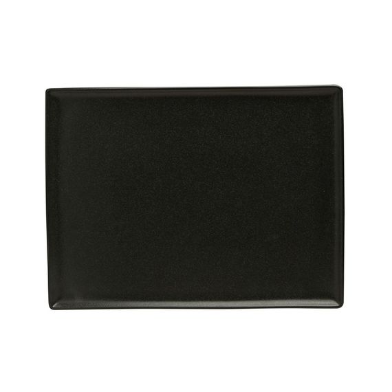 Блюдо прямоугольное 35х26 см, Seasons Черный, Porland