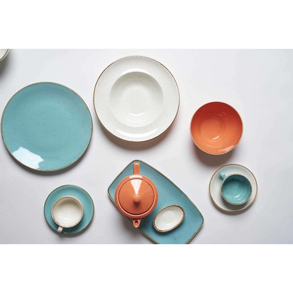 Тарелка 30 см безбортовая, Seasons Бежевый, Porland, изображение 7