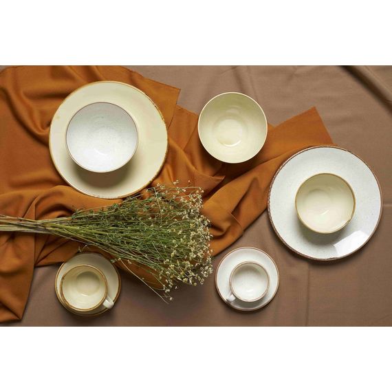 Тарелка 30 см безбортовая, Seasons Бежевый, Porland, изображение 9