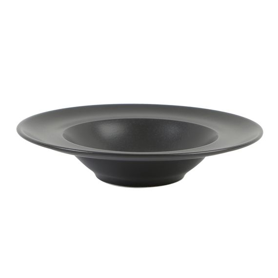 Тарелка глубокая 30 см с полями, Seasons Черный, Porland, изображение 2
