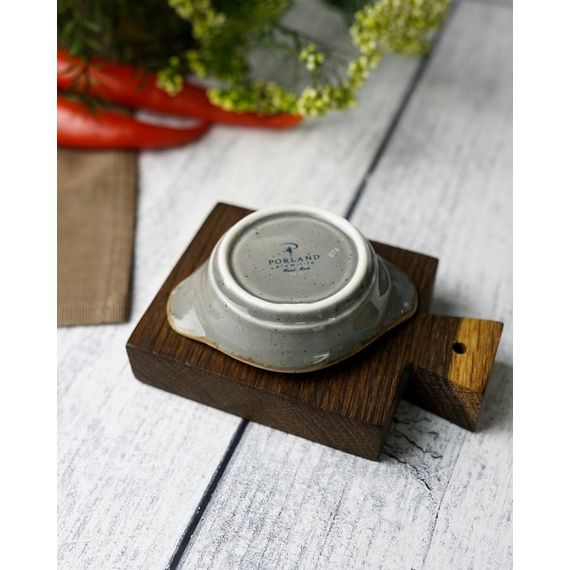 Соусник с ручками d 7 см, Seasons Темно-серый, Porland, изображение 4