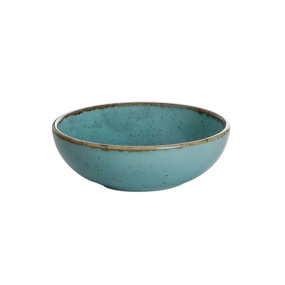 Салатник полуглубокий d 10 см h 3.3 см 95мл, Seasons Бирюзовый, Porland, изображение 2