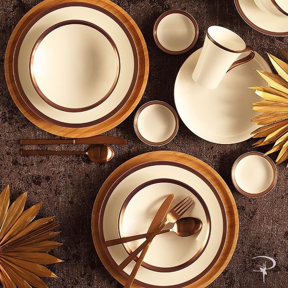 Тарелка глубокая 22 см h7,5см, цвет медный, Legacy Copper, Porland, изображение 6