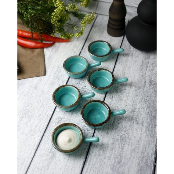 Соусник-сковорода d 6 см, Seasons Бирюзовый, Porland, изображение 12