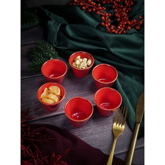 Соусник d 6 см h 4.5 см 50 мл, Seasons Красный, Porland, изображение 15