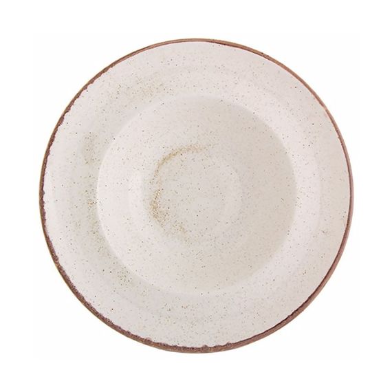Тарелка глубокая 30 см с полями, Seasons Бежевый, Porland, изображение 3