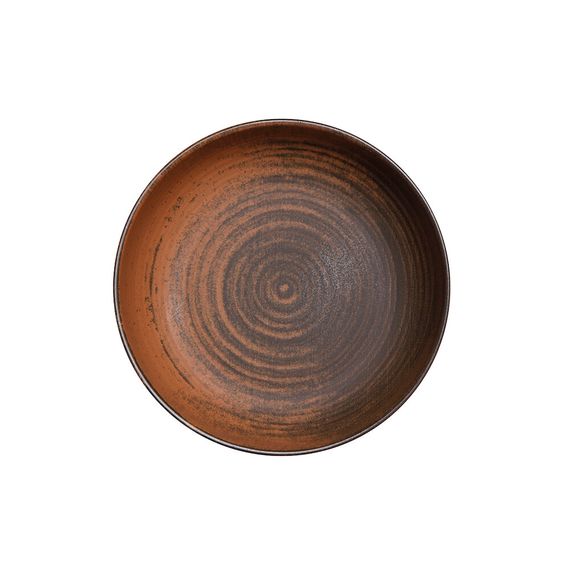 Салатник полуглубокий 22 см, Lykke Коричневый, Porland, изображение 2