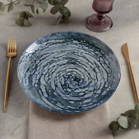 Тарелка плоская 27см, цвет серый, VORTEX, Porland, изображение 3