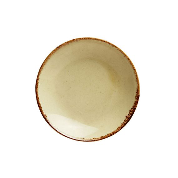 Тарелка глубокая 26 см безбортовая, Seasons Желтый, Porland