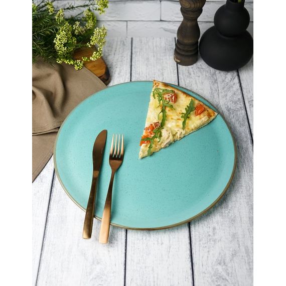 Тарелка для пиццы 32 см, Seasons Бирюзовый, Porland, изображение 2