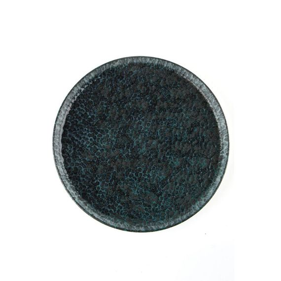 Тарелка с бортом 27см, цвет черный, MOSS, Porland