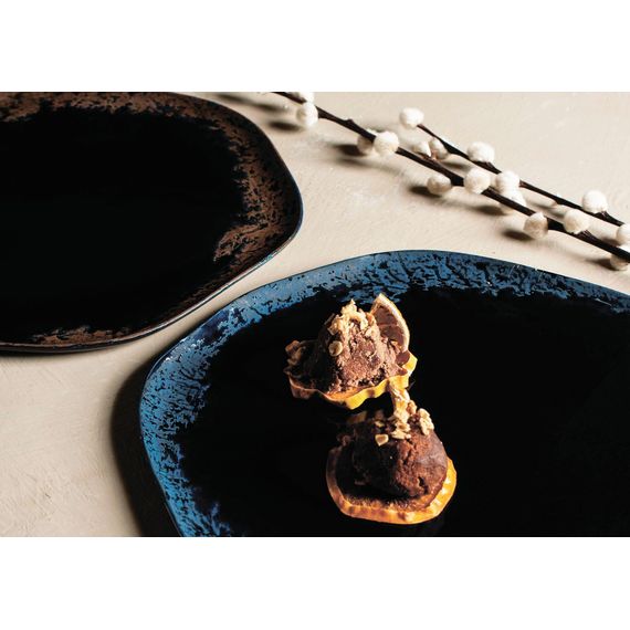 Тарелка квадратная 27см, темно-коричневый, ROOT RUSTY, Porland, изображение 7