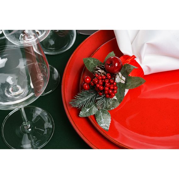 Салатник d 13 см h 6 см 335 мл, Seasons Красный, Porland, изображение 10