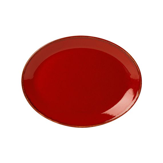 Блюдо овальное 24х19 см, Seasons Красный, Porland, изображение 2
