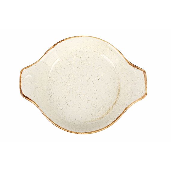 Форма для запекания d 21 см h 5,5 см (L c ручками 27 см), Seasons Бежевый, Porland, изображение 3