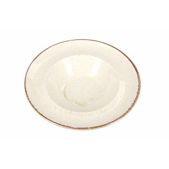 Тарелка глубокая 26 см с полями, Seasons Бежевый, Porland, изображение 4