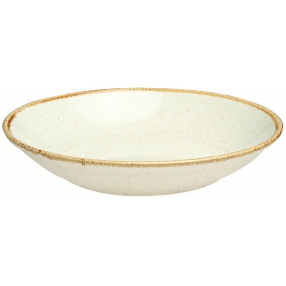 Тарелка глубокая 21 см безбортовая, Seasons Бежевый, Porland, изображение 3