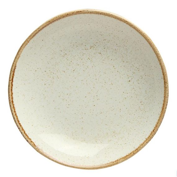Тарелка глубокая 21 см безбортовая, Seasons Бежевый, Porland