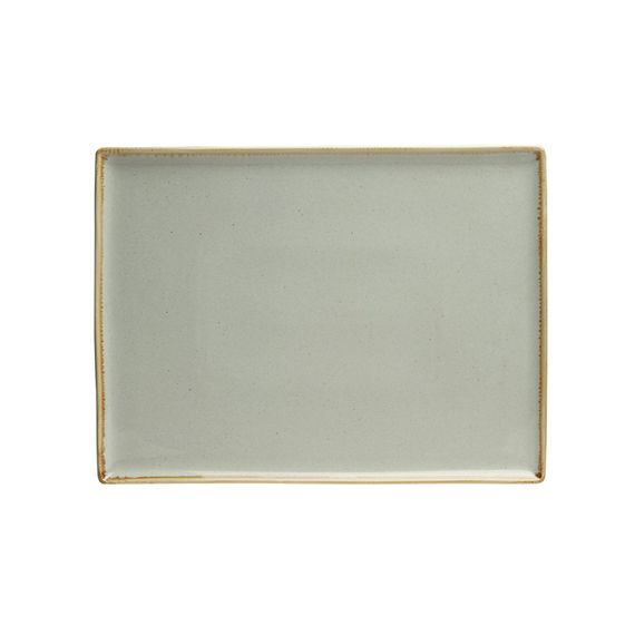 Блюдо прямоугольное 35х26 см, Seasons Серый, Porland