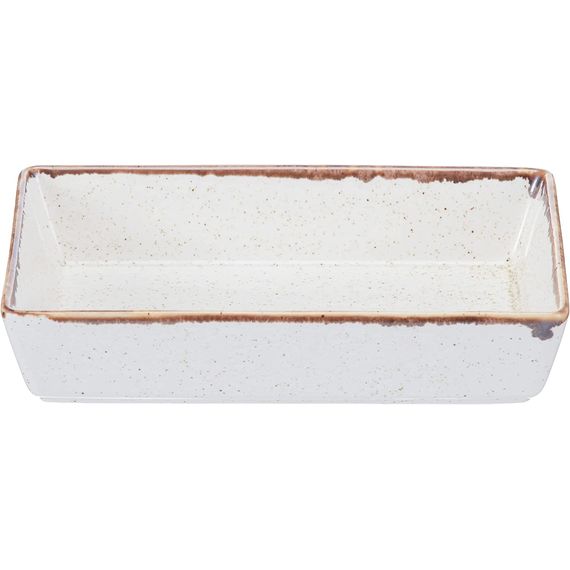 Блюдо прямоугольное 13,7х8,5 см h 3 см, Seasons Бежевый, Porland, изображение 3