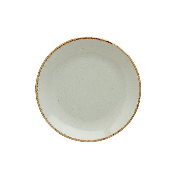 Тарелка 24 см безбортовая, Seasons Серый, Porland